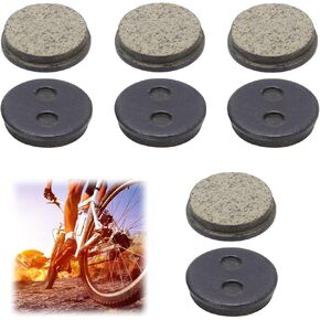 8 PCS Bike Brake Pads Round Disc Brake Pads Disc Pad Resin Brake Pads for Bikes and Scooters