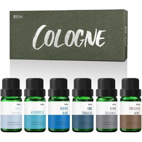 MitFlor Fragrance Oil, Cologne Oils for Men, Fragrance Oils for Perfume, Soap & Candle Making Scents, Aromatherapy Essential Diffuser Oils Gift Set, Oud Tobacco, Dark Elegance, Luxe Empire and More