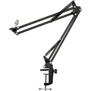 Knox Gear Microphone Suspension Studio and Home Recording Podcasting Mic Stand (Fits All Microphones and Shock Mounts)