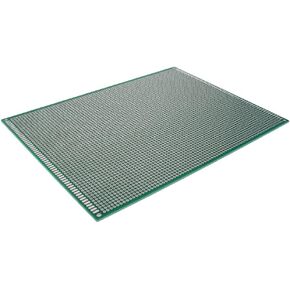 Heyiarbeit 5 قطع 12 × 18 سم لوحة PCB مزدوجة الجوانب معلب من خلال الثقوب لوحة بروتو للدوائر المطبوعة العالمية DIY لمشاريع اللحام الإلكترونية ودائرة اختبار الممارسة