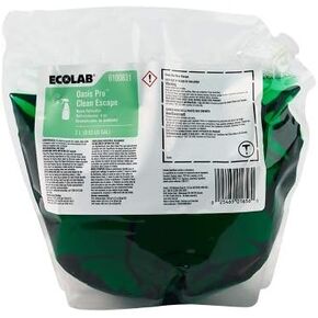 ECOLAB 6100831 Oasis Pro CLEAN ESCAPE Room Refresher - One (1) Two Liter Bag/Bladder per ORDER