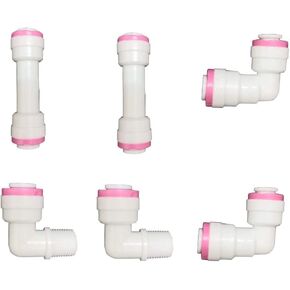 1/4" OD Check Valve Quick Connect Push In to Connect Water Tube Fitting (Check Valve)