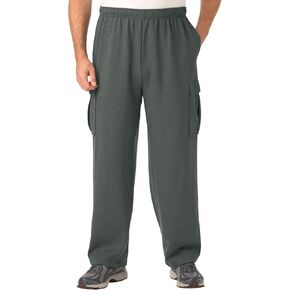KingSize Men's Big & Tall Fleece Cargo Sweatpants
