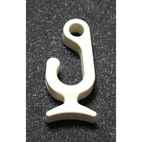 JSP Manufacturing Marine Boat Fender Bumper 7/8'' Rail Mount Clip Quick Hanger Plastic