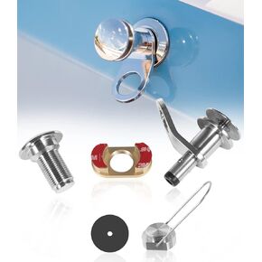 1/2-Inch Quick Release Boat Fender Holder Receiver Install Tool, Marine Stainless Steel Quick-Release Install Boat Fender Mount Brackets Hanger Kit Set