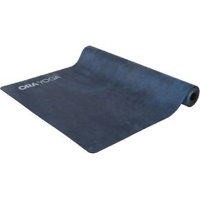 Non Toxic Premium Suede Large Workout Mat - 3mm Thick Yoga Mat with Strap - Eco Friendly Exercise Mat for Women & Men - Non Slip Mat for Pilates, Gym, Home Workout
