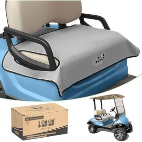 10L0L Universal Golf Cart Seat Cover Blanket Cushion Cover for 2 Person Seats Yamaha G2, G8, G9, G16, G19, G22 G29 with Armrests, Suitable for All Weather Conditions
