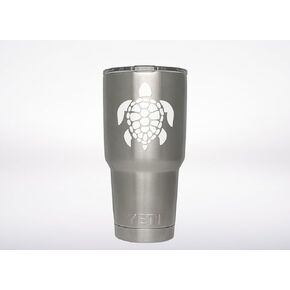 Sea Turtle decal Genuine ViaVinyl brand for Yeti and Rtic tumbler cups and mugs, laptops and MacBooks, iPads and tablets, iPhones and cell phones, automobile windows and more!