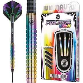 Winmau Foxfire Urban Professional Tungsten Darts Set with Flights and Stems (Shafts)