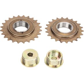 Iron Bike Freewheel Adapter Kit with 22T 24T Freewheel for Modification, Easy Installation