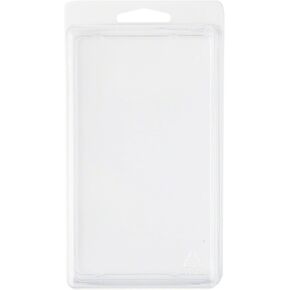 Clear Plastic Clamshell Package/Storage Container, 5.31" H x 3.13" W x 2.75" D, Pack of 10