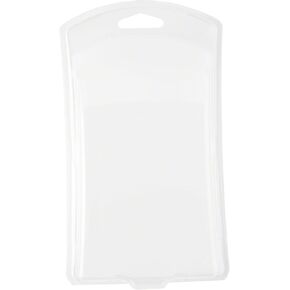 Clear Plastic Clamshell Package/Storage Container, Curved Front, 7" H x 4.07" - 4.38" W x 1.63" D, Pack of 10