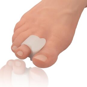 Dr. Frederick's Original Bunion Toe Spacers - 2 Pieces - Temporary Bunion Corrector - Soft Gel Bunion Splint Toe Separators - Fast Bunion Relief - Wear with Shoes - Women & Men