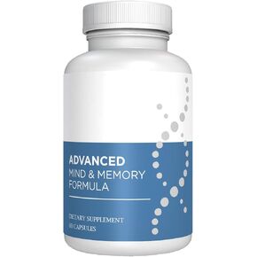 Advanced Memory Formula Extreme Brain Booster, Brain Supplement for Memory, Focus and Mental Performance, Memory Vitamins for Better Brain Health, Manufactured in The USA