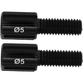 Keenso 10PCS RC122 Brake Cable Screw, Road Bike Rear Derailleur Brake Cable Line Thumb Shifter Adjuster Screw (Black)