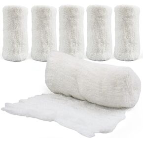 Cotton Gauze Roll-kerlix Gauze Bandage Rolls -24 Rolls -STERILE - 4 Inches X 12 feet -Extra Absorbency - Medical Gauze Bandage -6 ply - Latex Free -Each roll Individual Wrapped-Hospital Grade Quality