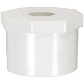 Charlotte Pipe Reducing Bushing 2" X 1/2" White PVC Schedule 40