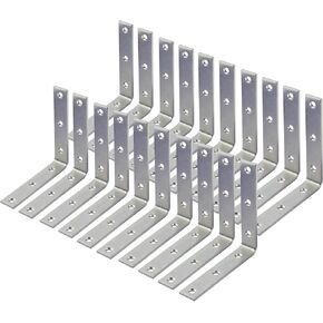 4" inch Heavy Duty Corner Brace Angle Repair Bracket w/ Screws (Pack of 2)