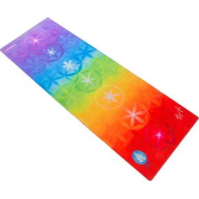 Yoga Combo Mat - Luxury Mat and Towel That Grips While You Sweat. No Slip, PVC Free, and Machine Washable.