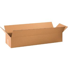 Aviditi 32106 Long Corrugated Cardboard Box 32" L x 10" W x 6 1/2" H, Kraft, for Shipping, Packing and Moving (Pack of 20)