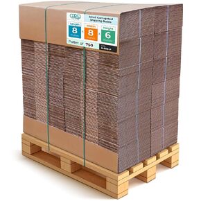 IDL Packaging Small Corrugated Shipping Boxes 8"L x 8"W x 6"H (Pack of 5) - Excellent Choice of Sturdy Packing Boxes for USPS, UPS, FedEx Shipping - Easy-to-Recycle Cardboard Boxes for Packaging
