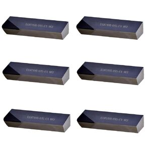 MAXTOOL 6PCs EDR100-015-E1-W2 PCD Tip Milling Inserts DOV-LOK Polycrystalline Diamond Grade 1500 EDR100-015-E1-W2P6