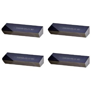MAXTOOL 4PCs EDR100-015-E1-W2 PCD Tip Milling Inserts DOV-LOK Polycrystalline Diamond Grade 1500 EDR100-015-E1-W2P4