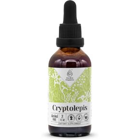 Cryptolepis Alcohol-Free Natural Tincture Extract, Immune System Booster, Liquid Drops Made from 100% Cryptolepis (Cryptolepis sanguinolenta) Dried Root (2 fl oz)