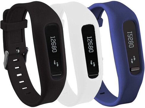 Buckle Bracelet for Fitbit One, Replacement Silicone Band with Chrome Watch Clasp and Fastener Buckle for Fitbit One in Saudi Arabia