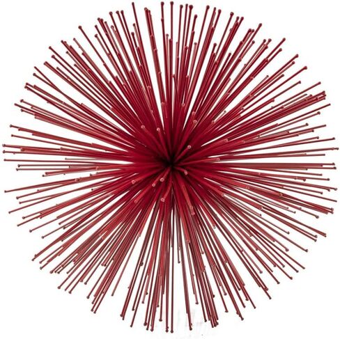 5351 Erizo Spiked Medium Black Sphere, Coffee Table Room Decor, Black Decor, Table Decor, Shelf Decor, Modern Decor, Starburst Centerpiece, Spike Ball Decoration, Home, 8" D in Saudi Arabia