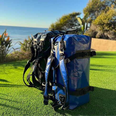 Malo'o Airtight Waterproof Adventure Duffle - Ideal for Kayaking, Camping, Beach, Fishing, Boating, Hiking - Water-Tight Zipper in Saudi Arabia
