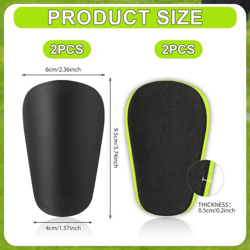 2 Pair Mini Shin Guards Soccer, Anti-Slip Miniature Shin Guards Small Protective Equipment Football Shin Guards Professional Shin Pads for Men Women Youth Boys Girls in Saudi Arabia