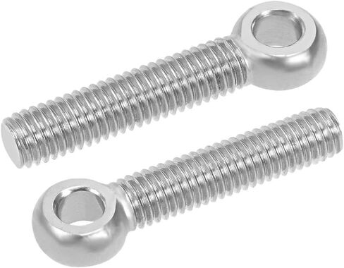 uxcell M5 x 25mm 304 Stainless Steel Machine Shoulder Lift Eye Bolt Rigging 5pcs in Saudi Arabia