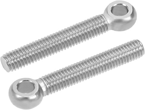 uxcell M5 x 25mm 304 Stainless Steel Machine Shoulder Lift Eye Bolt Rigging 5pcs in Saudi Arabia