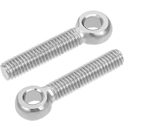 uxcell M5 x 25mm 304 Stainless Steel Machine Shoulder Lift Eye Bolt Rigging 5pcs in Saudi Arabia