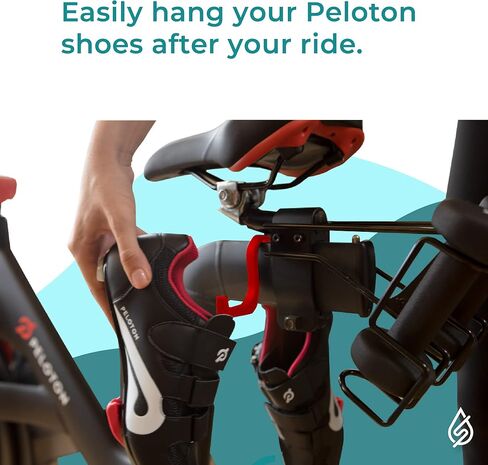 SELINA Shoe Hanger for Peloton - Shoe Holder Accessory for Peloton - Must have accessory for the Peloton Bike and Peloton Bike Plus - Shoe Hook Compatible with your Peloton Bike in Saudi Arabia