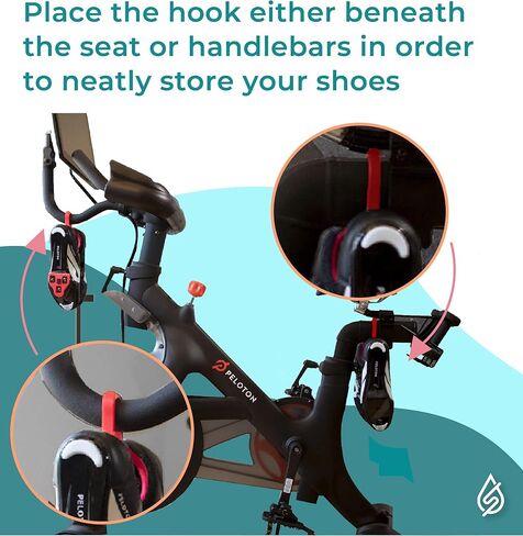 SELINA Shoe Hanger for Peloton - Shoe Holder Accessory for Peloton - Must have accessory for the Peloton Bike and Peloton Bike Plus - Shoe Hook Compatible with your Peloton Bike in Saudi Arabia