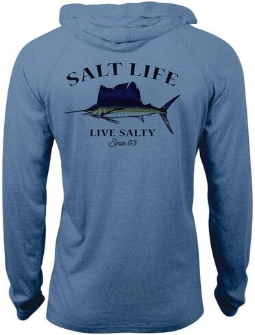 Salt Life Men's Quest Lightweight Performance Hoodie in Saudi Arabia