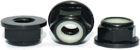 20pcs M4 Nuts Flanged Nylon Lock Nut Nylock Self-Lock Aluminum Nuts (Purple) in Saudi Arabia