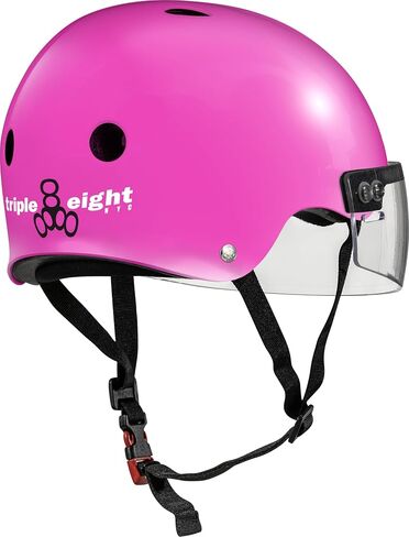 Triple Eight خوذة Sweatsaver المعتمدة مع قناع لـ Roller Derby والتزلج وBMX in Kuwait