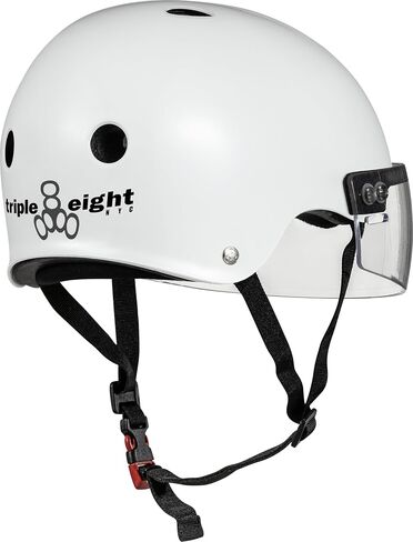 Triple Eight خوذة Sweatsaver المعتمدة مع قناع لـ Roller Derby والتزلج وBMX in Kuwait