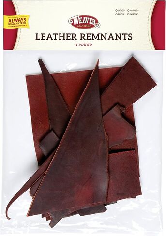 Weaver Leather Leather Remnant Bag , Burgundy, 1 lb. in Saudi Arabia