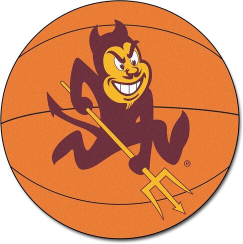 FANMATS - 1402 NCAA Arizona State University Sun Devils Nylon Face Starter Rug 19"x30" in Saudi Arabia