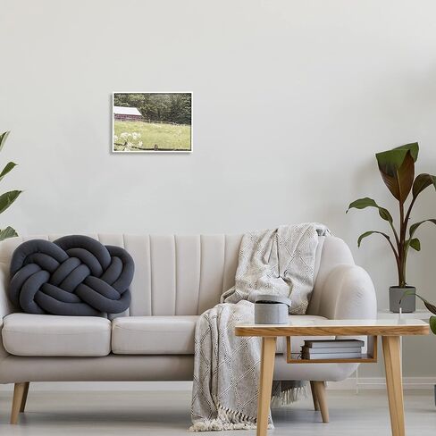 Stupell Industries Rural Country Cottage Grassland Field Framed Wall Art, Design by Sue Schlabach in Saudi Arabia