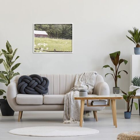 Stupell Industries Rural Country Cottage Grassland Field Framed Wall Art, Design by Sue Schlabach in Saudi Arabia