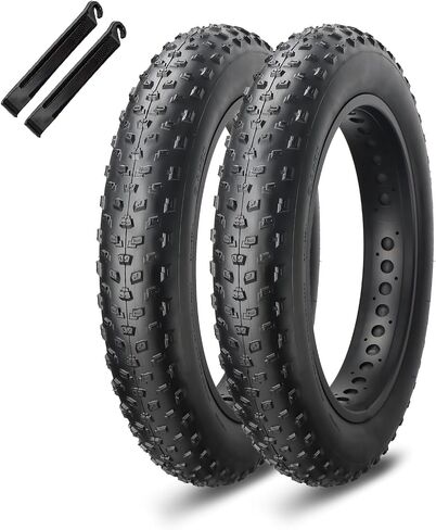 MOHEGIA Fat Tire,20x4.0 inch Fat Bike Tire,60TPI High-Performance and All-Terrain Folding Replacement MTB Bicycle Tire with Street or Trail Riding in Saudi Arabia