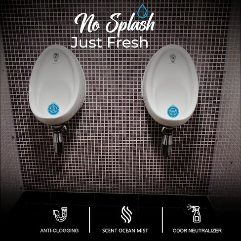 Urinal Screen Deodorizer 12 Pack 3x of Each Scent - Urinal Pads for Mens Room in 4 Fresh Scents - Long-Lasting Urinal Deodorizers - For Commercial Bathrooms, Offices & More - by KP Operating Supply in Saudi Arabia