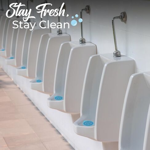 Urinal Screen Deodorizer 12 Pack 3x of Each Scent - Urinal Pads for Mens Room in 4 Fresh Scents - Long-Lasting Urinal Deodorizers - For Commercial Bathrooms, Offices & More - by KP Operating Supply in Saudi Arabia