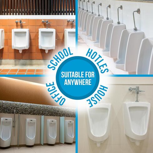 Urinal Screen Deodorizer 12 Pack 3x of Each Scent - Urinal Pads for Mens Room in 4 Fresh Scents - Long-Lasting Urinal Deodorizers - For Commercial Bathrooms, Offices & More - by KP Operating Supply in Saudi Arabia