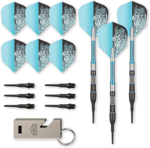 Piranha Soft Tip Darts, Precision Balanced, Accurate, and Durable - Perfect for Professional and Recreational Players in Saudi Arabia